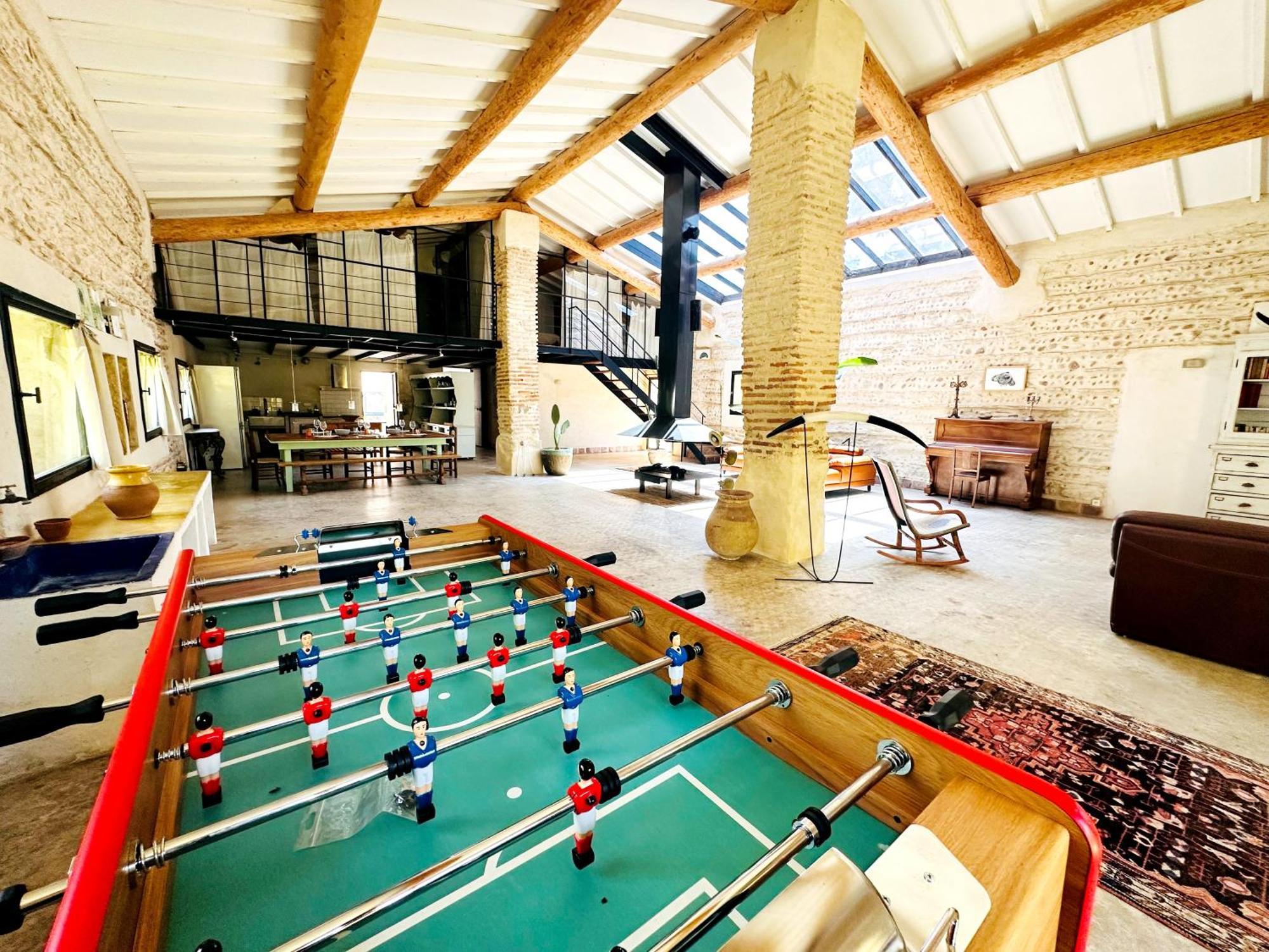 Magnifique Loft - Piscine - Tennis - Babyfoot Ним Екстериор снимка
