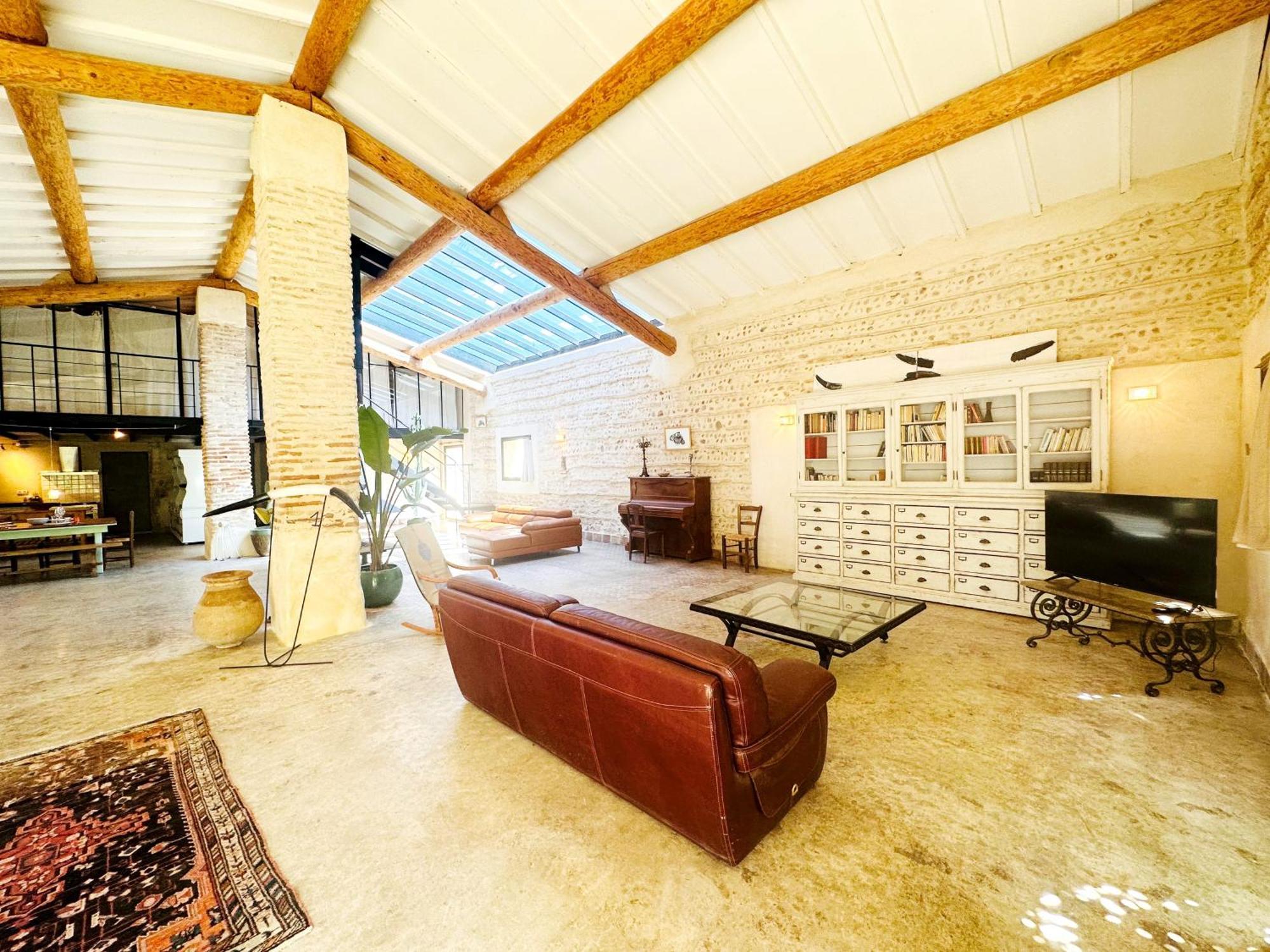Magnifique Loft - Piscine - Tennis - Babyfoot Ним Екстериор снимка